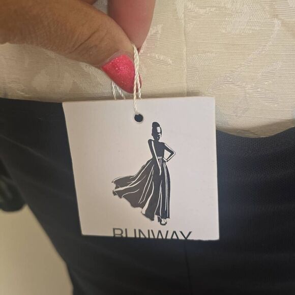 Runway Goddess Sophie Blk. RUCHED Mesh Mini Dress, NWT, - Picture 10 of 11